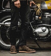Vintage-Inspired Motorbike Boots Image 7