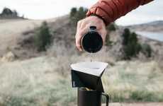 Flat-Pack Pour-Over Coffee Brewers