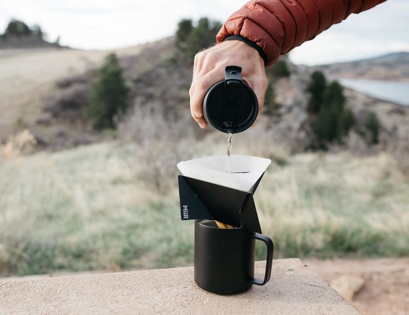 Flat-Pack Pour-Over Coffee Brewers