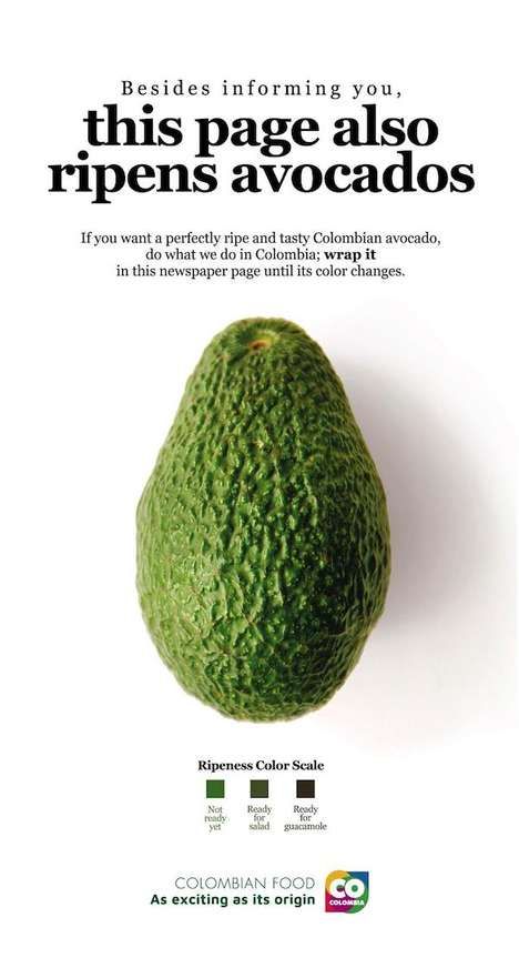 Avocado-Ripening Print Ads