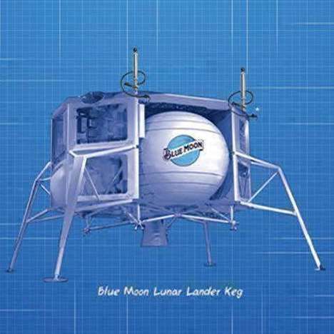 Celebratory Lunar Lander Kegs