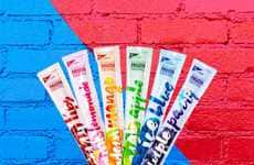 Boozy Rainbow-Hued Freezies