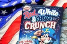 Patriotic Blue Breakfast Cereals