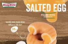 Salted Egg-Filled Donuts