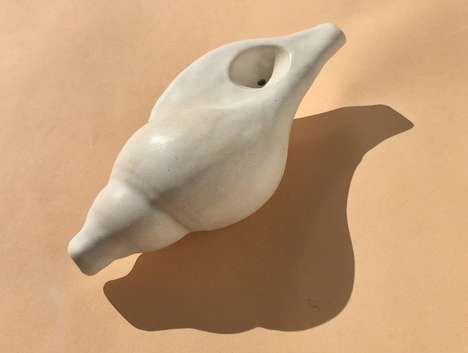 Seashell-Inspired Stone Pipes