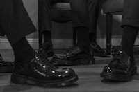 Patent Leather Low-Cut Boots Image 2