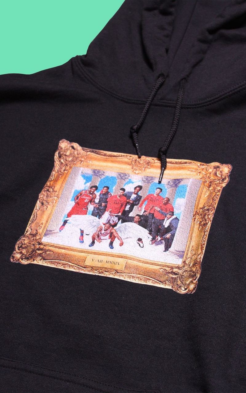 Painting-Inspired Sporty Hoodies