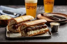 Beer-Infused Vegetarian Sausages