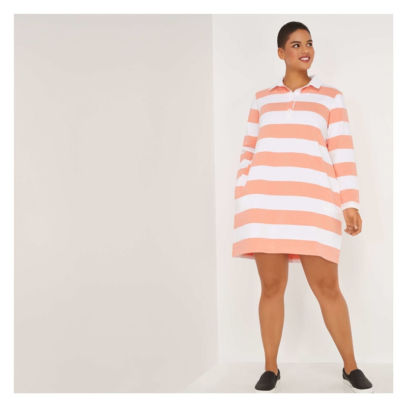 Breezy Rugby Shirt Dresses