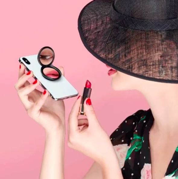 Mirror-Integrated Phone Grips