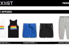 Vibrant Rainbow-Themed Apparel
