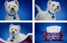 Facial Tissue Puppy Mascots