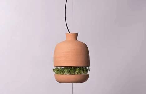 Floating Food-Growing Lamps