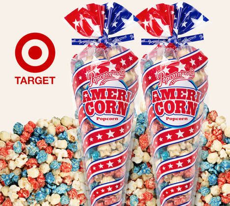Patriotic Popcorn Snacks