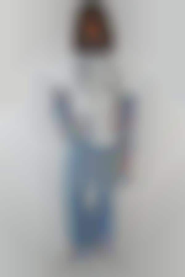 Patched Retro Denim Fashion