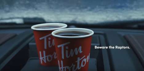 Playoffs-Themed Coffee Ads