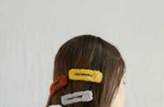 Fuzzy Hair Clip Accessories