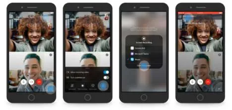 Mobile Screen-Sharing Video Chats