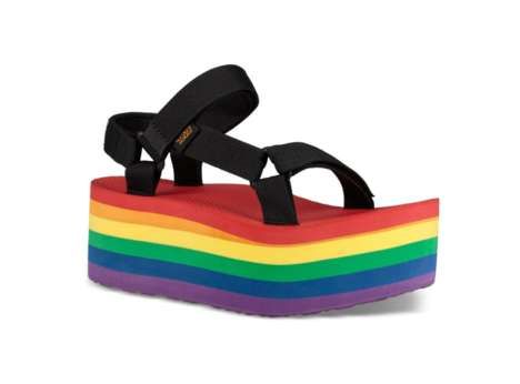 Pride Flatform Sandals