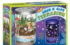 DIY Glow-in-the-Dark Terrariums