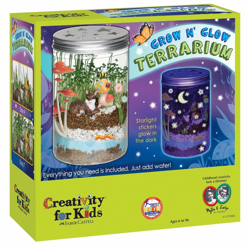 DIY Glow-in-the-Dark Terrariums