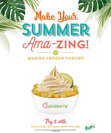 Spicy Mango Frozen Yogurts