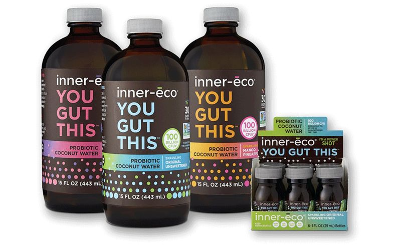 Sparkling Dairy-Free Probiotic Drinks