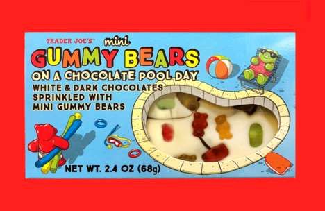Gummy Bear-Studded Chocolates