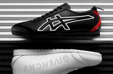 Sleek Luxury-Branded Sneakers