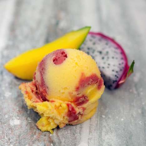 Tangy Dragon Fruit Sorbets