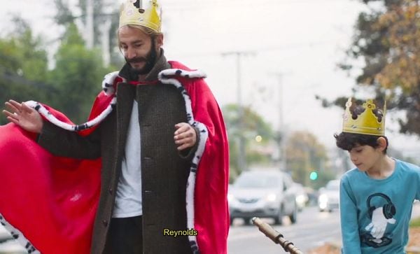 Royal Burger Delivery Stunts