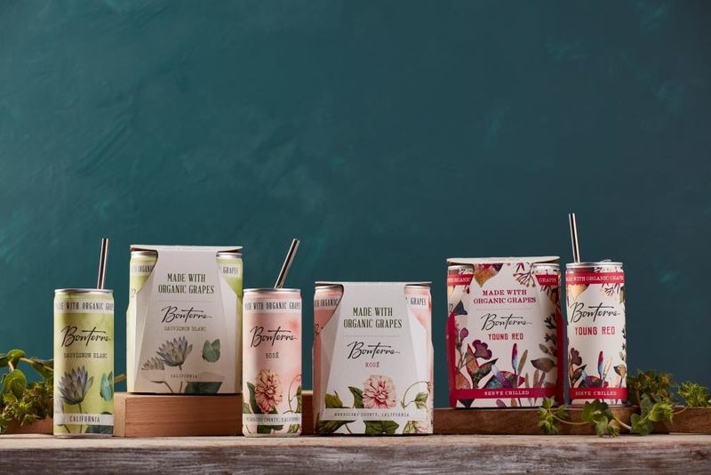 Organically Farmed Wine Cans