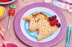 Unicorn-Shaped Breakfast Crumpets