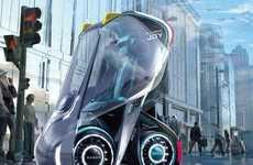 Shapeshifting Cityscape Transportation Vehicles