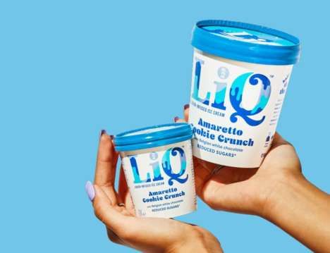 Sustainable Alcohol-Infused Ice Cream