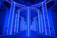 Neon-Lit Runway Sets Image 2