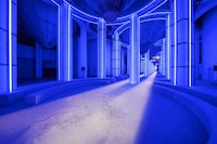 Neon-Lit Runway Sets Image 3