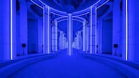 Neon-Lit Runway Sets Image 5