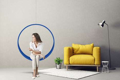 Shapely Suspended Seating