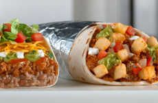 Plant-Based Meat Alternative Burritos