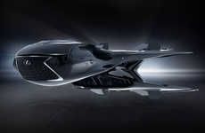 Automotive Brand Alien-Fighting Jets