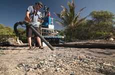 Plastic-Cleaning Beach Vacuums