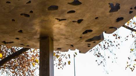 Minimalist Concrete Memorial Pavilions