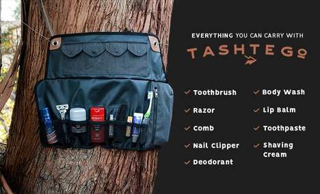 Tool Roll Toiletry Bags