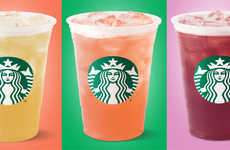 Colorful Iced Tea Beverages
