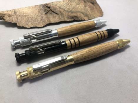 Sustainable Bourbon Barrel Pens