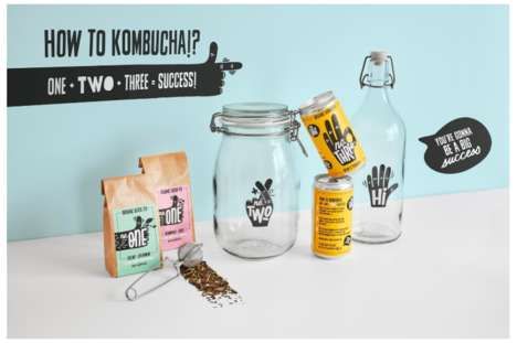 Vibrant Ready-to-Brew Kombucha Kits