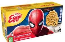 Superhero-Themed Breakfast Waffles