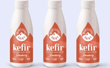 Berry-Flavored Kefir Beverages