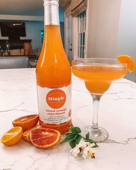 Botanical Blood Orange Mocktails